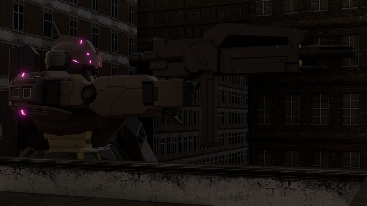 Johnham_141's tweet photo. ECOAS Jegan Ground Type D &amp; ECOAS Jegan Cannon Support Equipmemt Type D
#blender #gundam #kitbash https://t.co/1Sn3e3T56d