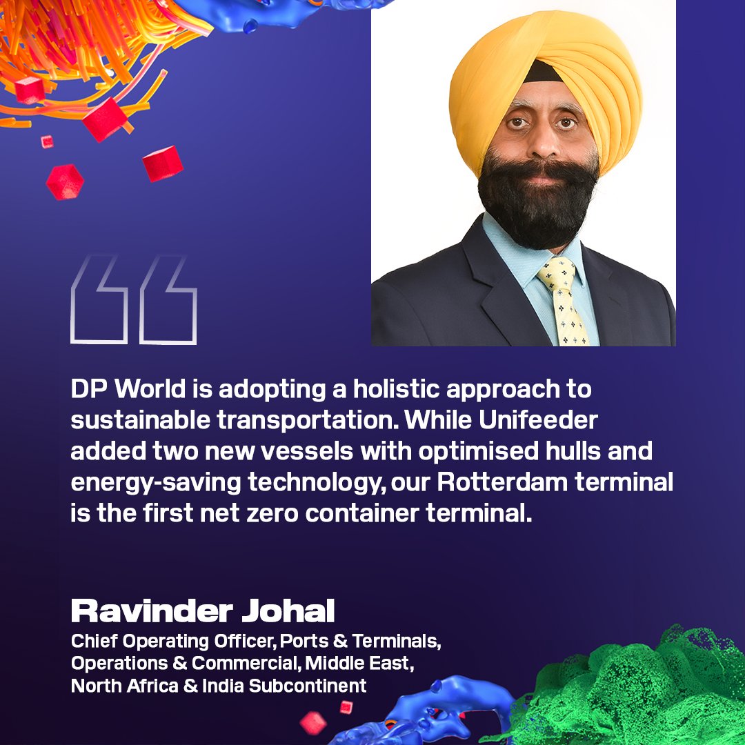 In a feature with the Logistics Insider, Ravinder Johal, CEO, Ports &amp; Terminals, Operations &amp; Commercial, MENA &amp; SCO, highlighted how these corridors are shaping the future of global trade. Read the full article here: ow.ly/m3X950VxXSj

#SmartTrade