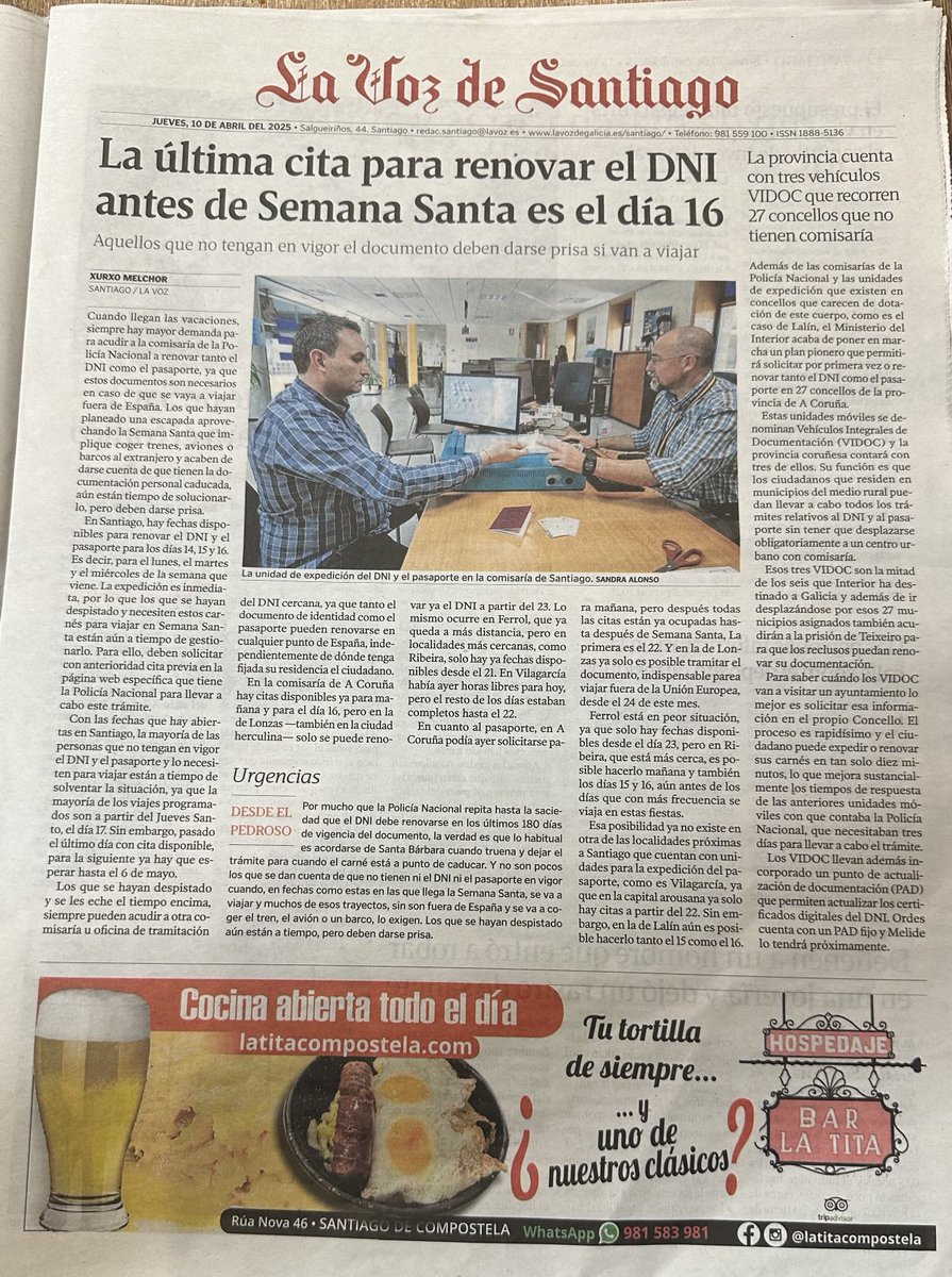 sagitario_13_'s tweet photo. Por fin el @interiorgob se decide a modernizar los medios para la #RenovacionDNI , las nuevas Furgonetas #VIDOC y las # CABINAS de renovación #SPRESS agilizarán los trabajos. 👇🏻👇🏻🚔👮♀️🚨@ppopular @pp @ppdegalicia @borja_verea @paulapra2 https://t.co/kAhavueYUG