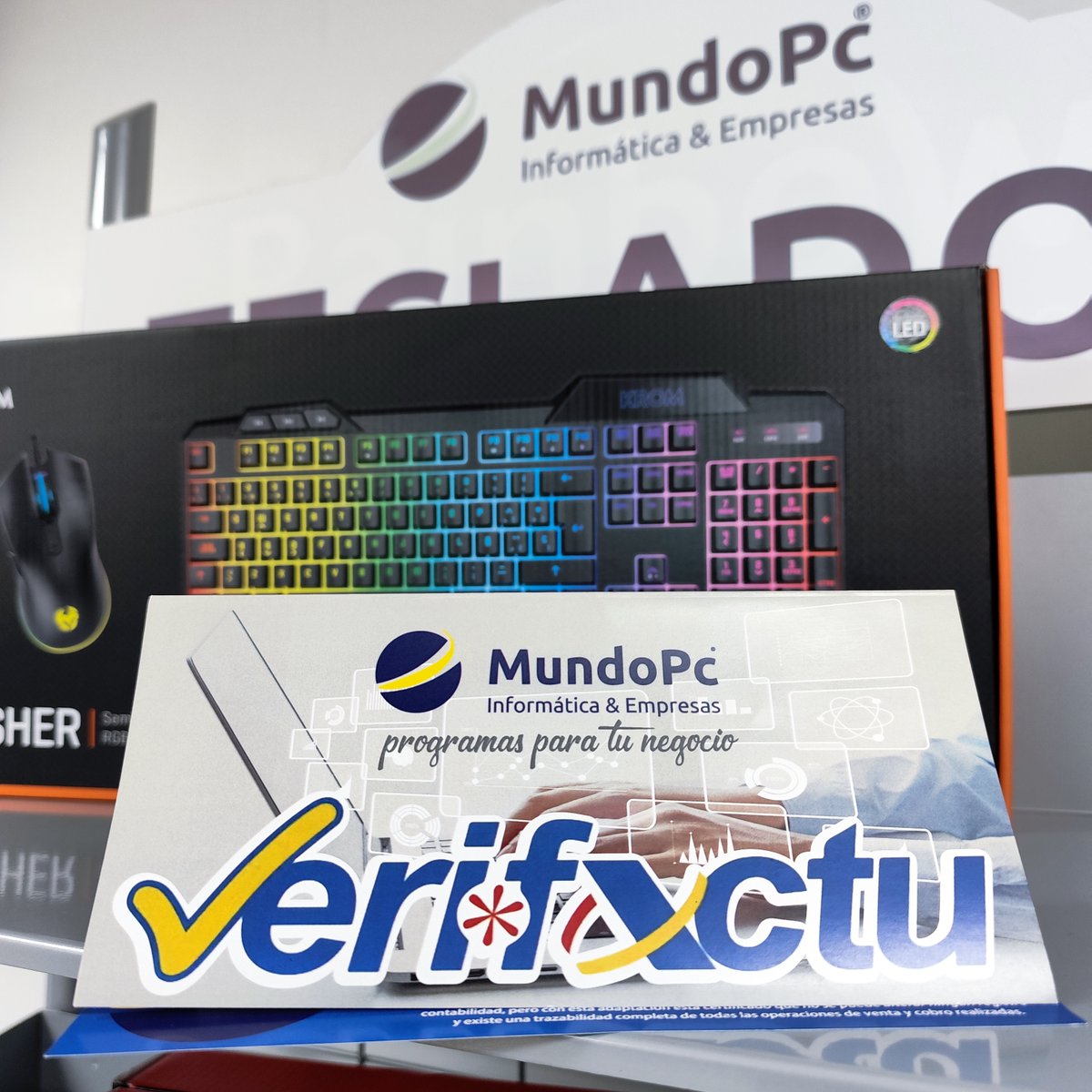 tiendasmundopc's tweet photo. ¡Verifactu entra en vigor en julio 2025! 🗓️ Todas las facturas deberán enviarse directamente a Hacienda. En #TiendasMundoPC preparamos tu software sin complicaciones. ¡No lo dejes para el final! 📈💼
Más info: https://t.co/IxxteBkMD4 https://t.co/lBTuYP5sp7