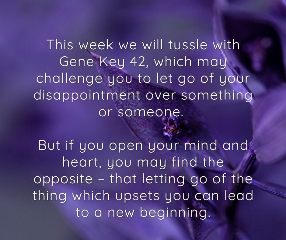 gene_keys's tweet photo. The Pulse – 10 Apr to 15 Apr – This week we will tussle with Gene Key 42, which may challenge you to let go of your disappointment over something or someone.
https://t.co/ojkBk4WDXN
#genekeys #genekey42 #celebration https://t.co/xMrALuEoUx