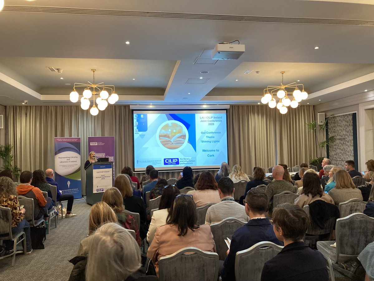 The theme of this year’s LAI/CILIP Joint Conference is ‘Shining Lights’. Eileen Morrissey welcomes delegates to the conference.

#LAICILIPIRE25