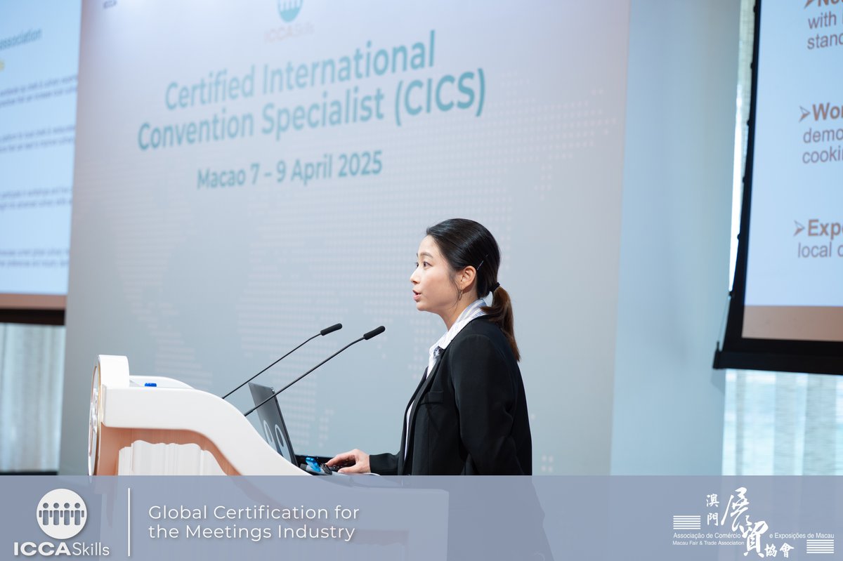 ICCAWorld's tweet photo. The #ICCASkills #CICS course in Macau officially concluded.

Hosted by #MFTA, this second edition brought together 20 local professionals for a hands-on learning experience.

Want to take your career to the next level? Discover ICCASkills 👉 https://t.co/0BmNQLcfTR https://t.co/cFZMcq140n