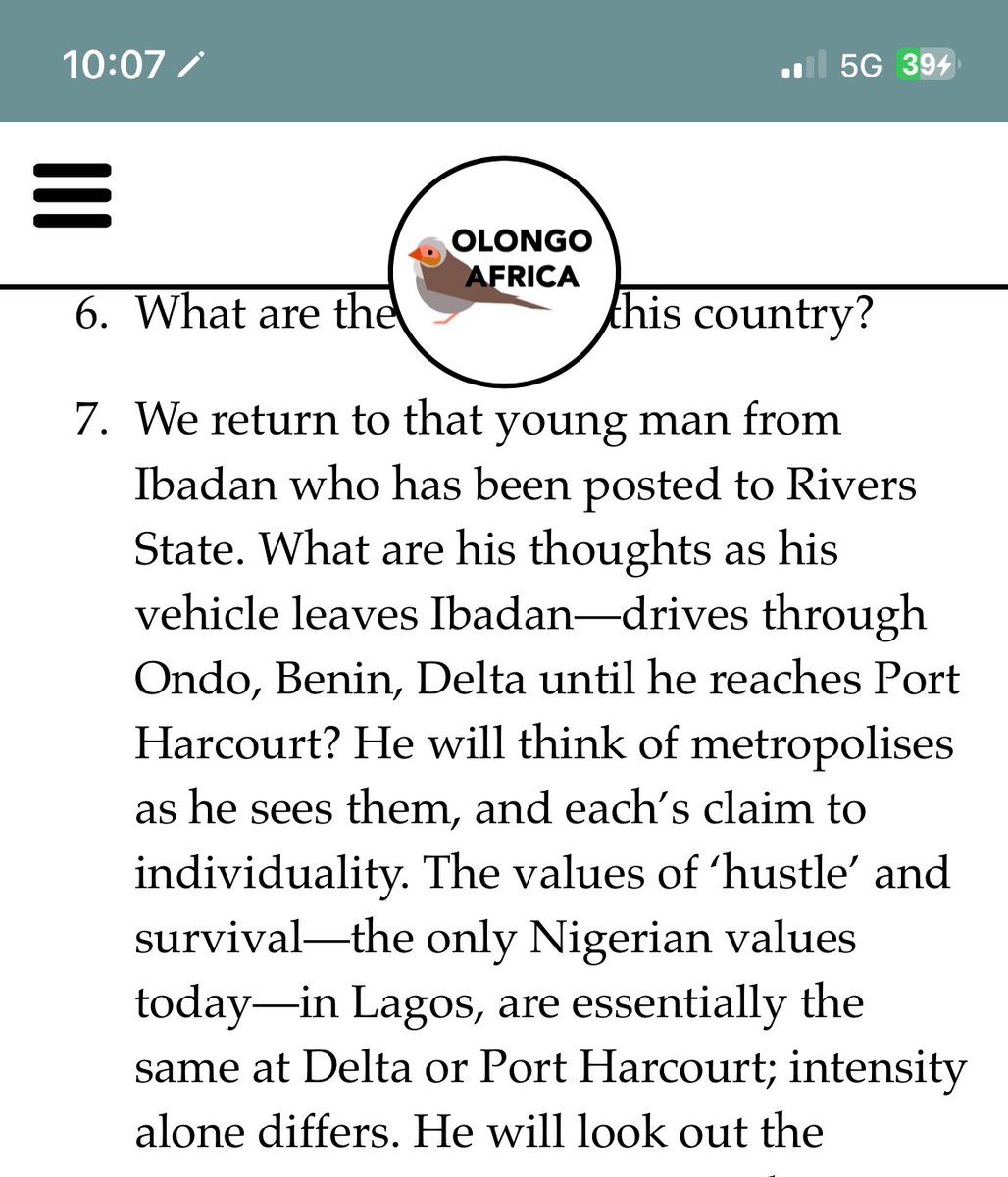 Michael here re-presents a sliver of the Nigerian hustle to us. I find some intrigue in guessing which new branch he chooses to extend each day.