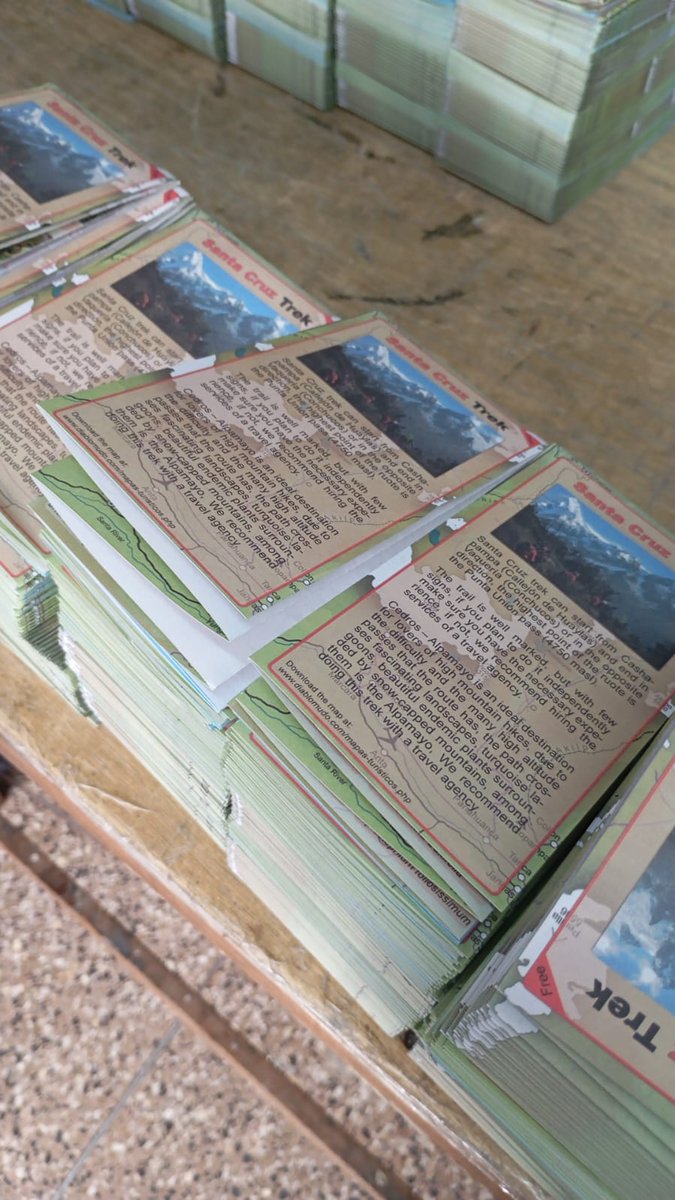 SantaCruzMap's tweet image. Mapas de Santa Cruz Trek para la temporada 2025. 

#santacruztrek #trekkingsantacruz #cordillerablanca #Perú