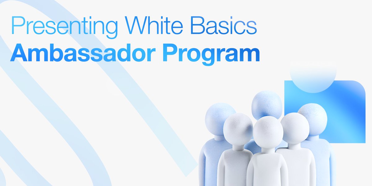 🚀 The White Basics Ambassador Program is officially LIVE!

Are you a crypto enthusiast ready to spread the word about White Basics and memecoins? Become an ambassador, help grow our community, and earn exclusive rewards! 🔥

Apply today: 👉shorturl.at/wiYsQ

#WhiteBasics