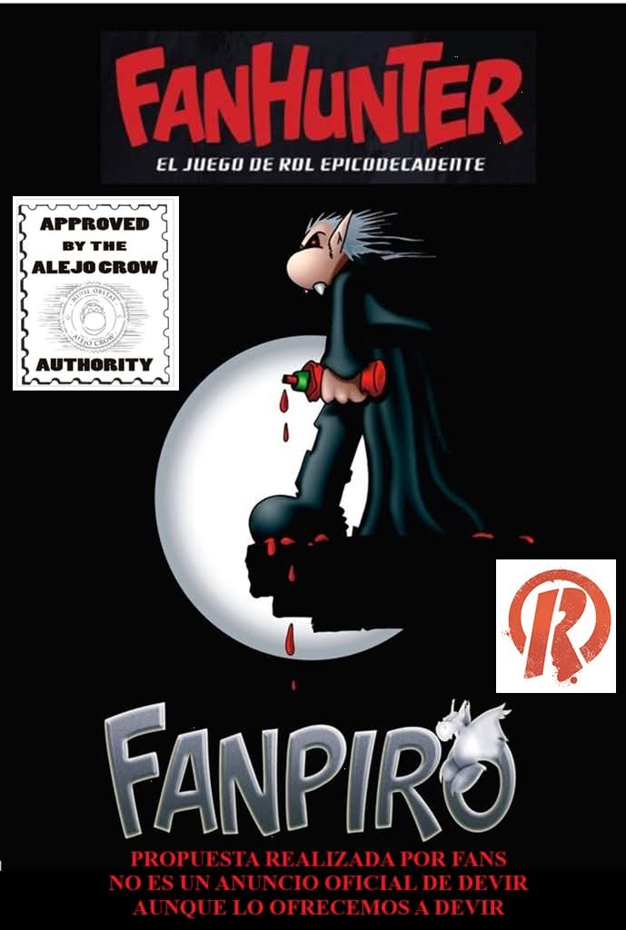 FhResistencia's tweet photo. Desde nuestro grupo de fans de #Fanhunter hemos realizado una adaptación del juego "Fanpiro, el juego de rol narrativo punkdeprimente" recopilándo todo lo que publicó y adaptándolo a  la última edición del juego, de @DevirIberia. @celspinol @fanhunterworld @chemapamundirl https://t.co/ouZmIKILVz