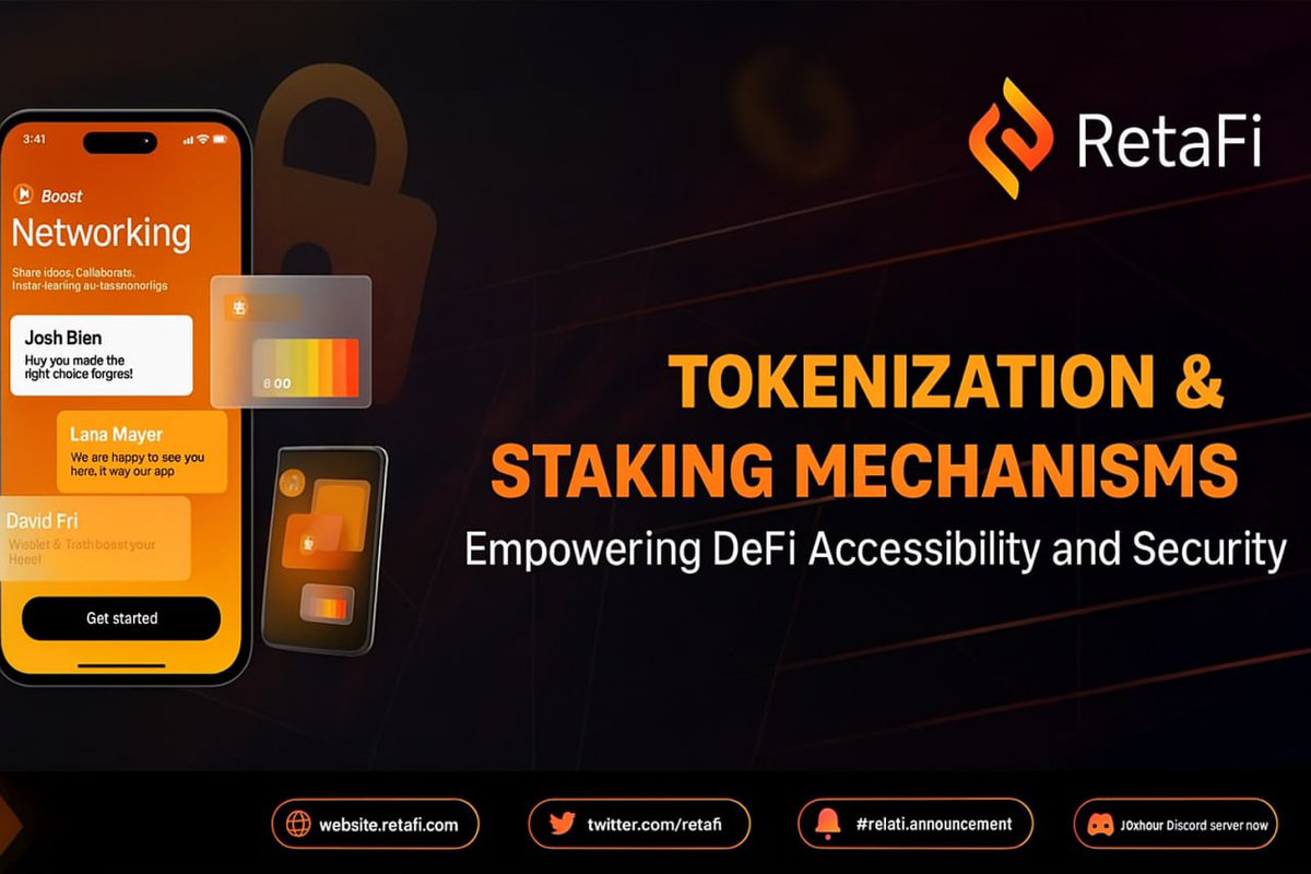 retafi_com's tweet photo. ✨✨ RetaFi's Tokenization and Staking Systems: Enhancing DeFi Security and Accessibility ✨✨

🔥 At the heart of RetaFi’s ecosystem, tokenization and staking mechanisms play a pivotal role in managing assets seamlessly.

l https://t.co/MNTtpJlMxT