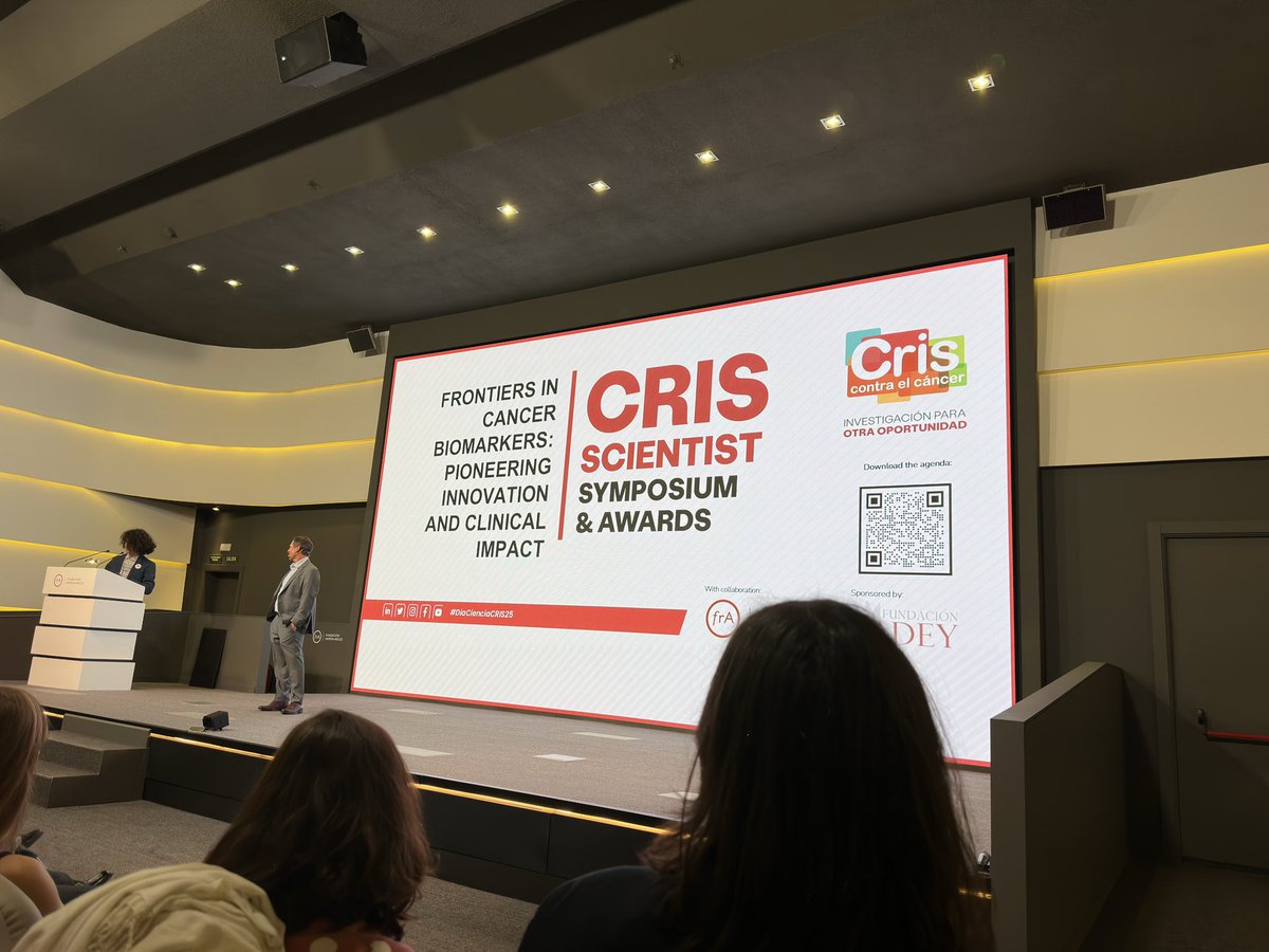 Marisol Soengas (@msmelanoma) on Twitter photo Full auditorium at the <a href="/FundacionAreces/">FundaciónRamónAreces</a> to celebrate de #DiaCienciaCris25 <a href="/criscancer/">CRIS contra el cáncer</a>!
Fantastic start with Paul Mischel on extra chromosomal DNA. Key implications for basic and translational research… and many more to come
<a href="/ASEICAnews/">ASEICA</a> Full auditorium at the <a href="/FundacionAreces/">FundaciónRamónAreces</a> to celebrate de #DiaCienciaCris25 <a href="/criscancer/">CRIS contra el cáncer</a>!
Fantastic start with Paul Mischel on extra chromosomal DNA. Key implications for basic and translational research… and many more to come
<a href="/ASEICAnews/">ASEICA</a>