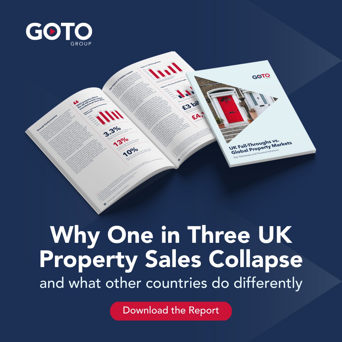 UK fall-through rates are at an unacceptably high level. Yet other countries have systems that almost guarantee completion. 🏠🔒

👉 If you're serious about reducing fall-throughs, download our report here: ow.ly/X9K150VsVoE

#GOTOGroup  #FallThroughs #UKEstateAgents