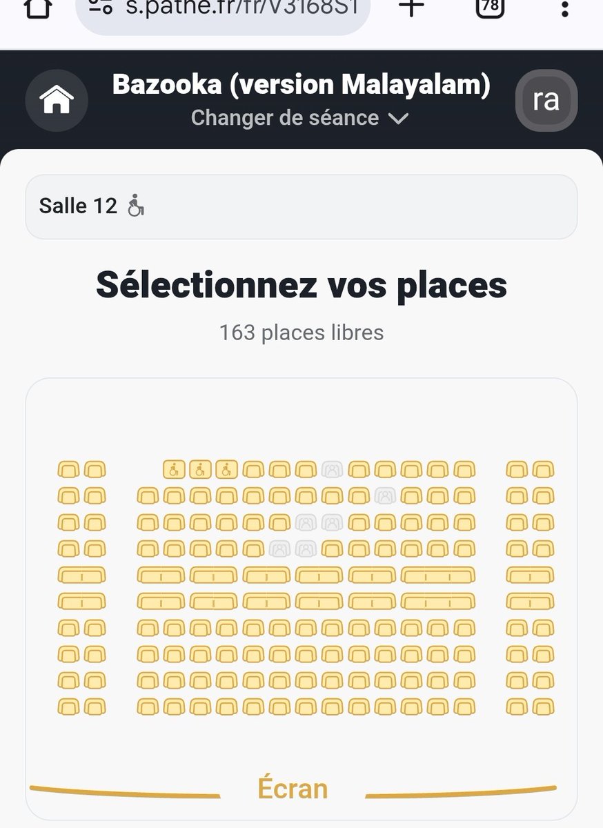 HumbleTrader87's tweet photo. Two movies bookings in Paris!
#bazooka bookings for Saturday
#AlappuzhaGymkhana bookings for sunday
#Paris #France https://t.co/GuoyyGx0xs
