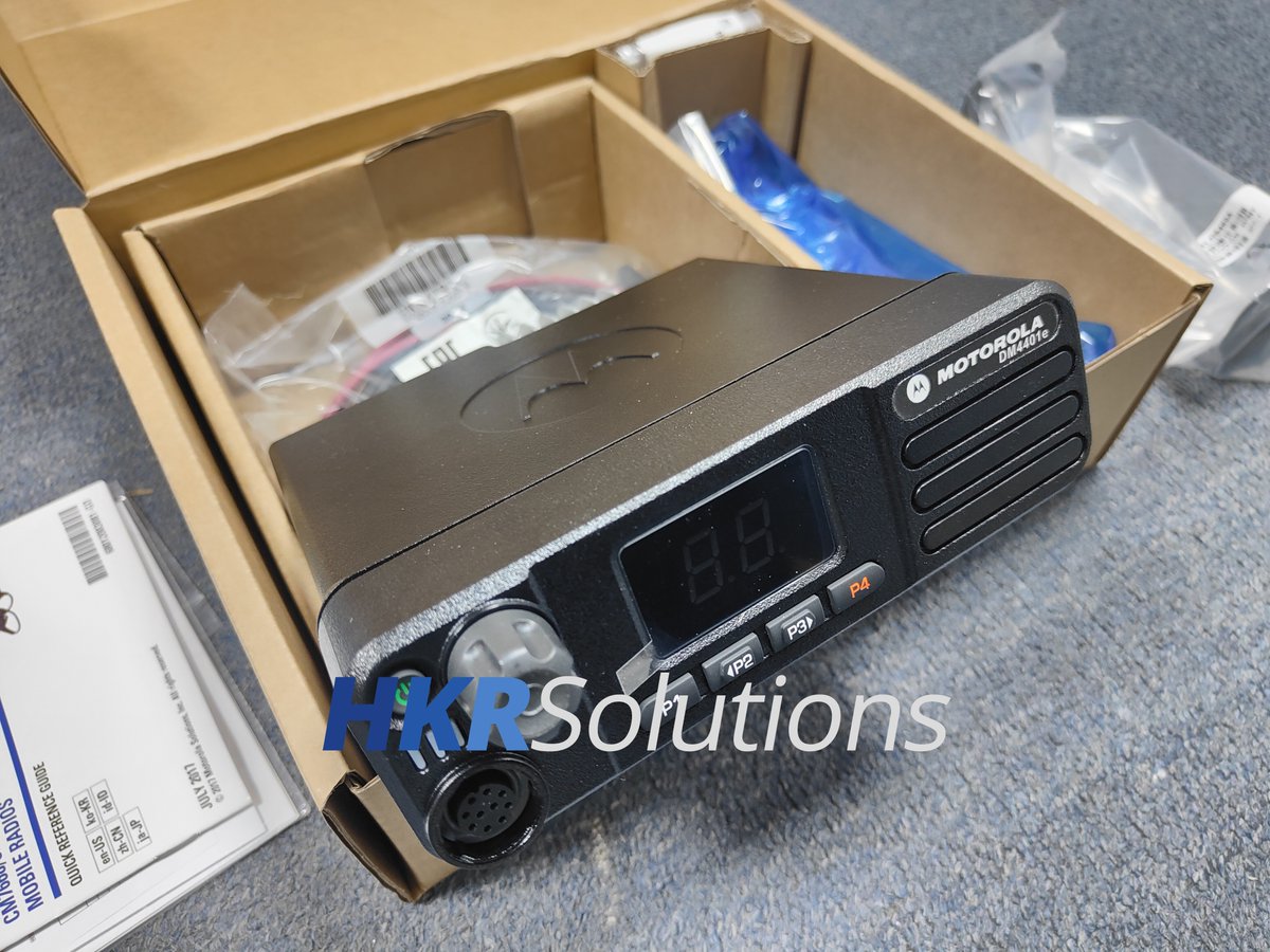 MOTOTRBO DM4401E in Stock
#MOTOROLA #Walkietalkie #Radio #battery