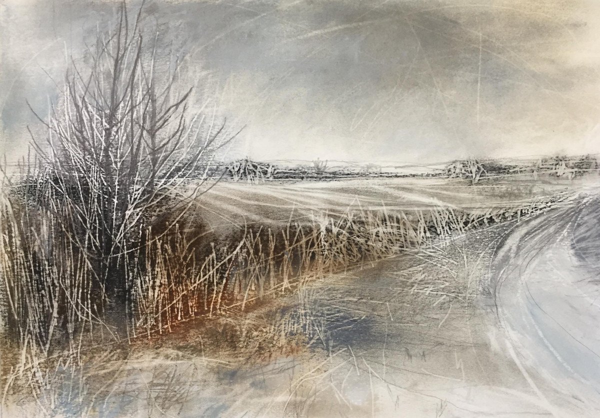 janine_baldwin's tweet photo. 'December', #pastel, #charcoal &amp; #graphite on #fabrianopaper currently in the @NY_open_studios Spring Exhibition at @Craven_Arts #Skipton

🖼️ The show offers a taster of around 200 artists taking part in #NorthYorkshire #OpenStudios 2025! 

🌐 https://t.co/qIys26lbUT

#nyos https://t.co/s8vxjWE86q