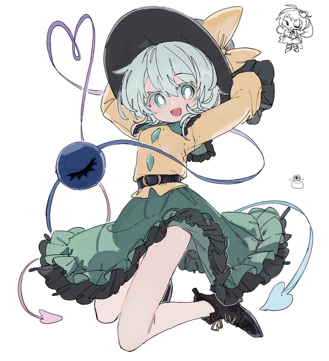 osakanakun_mk2's tweet image. こいしちゃん💚💙💛