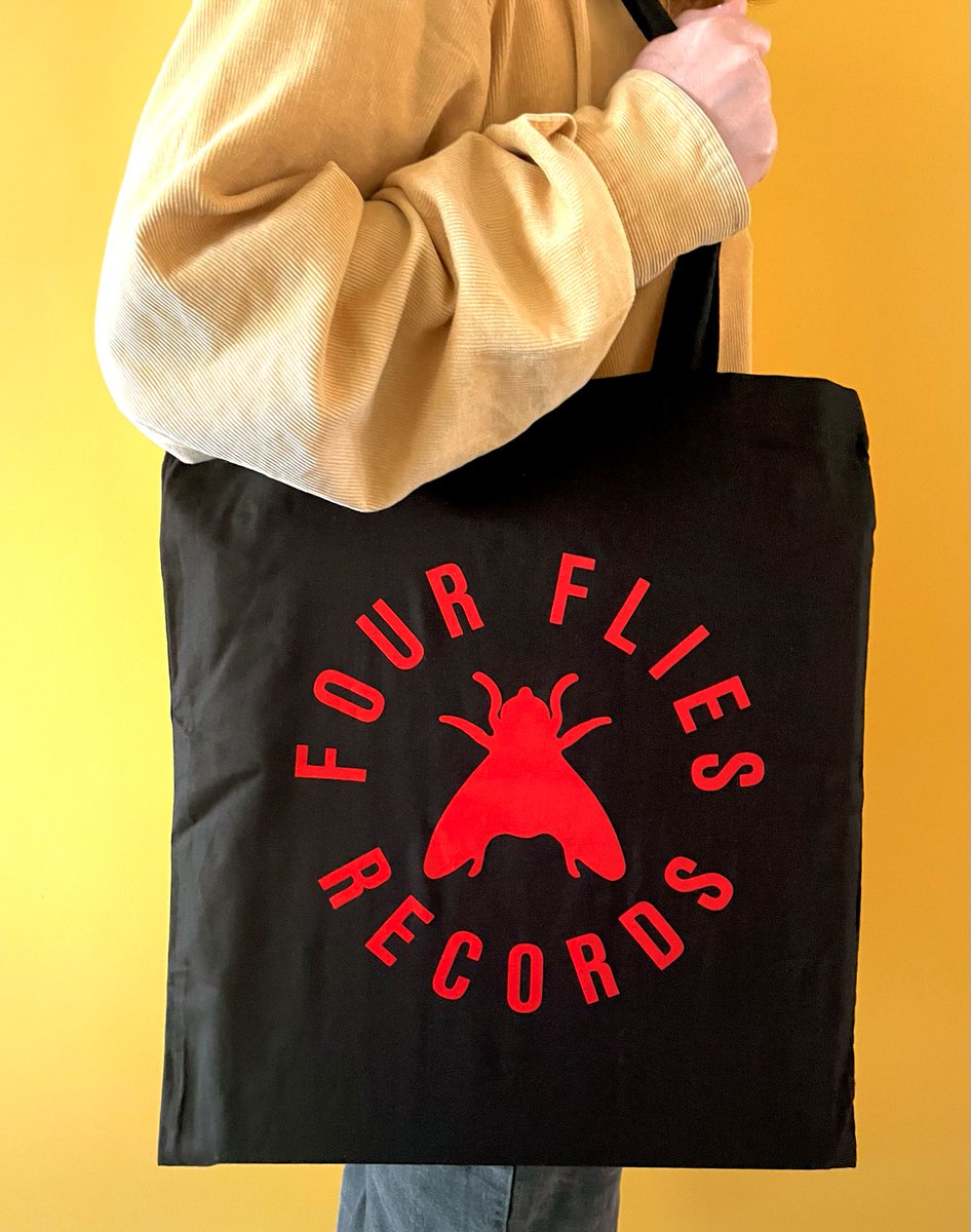 fourfliesrec's tweet photo. ๐๏ธ Four Flies Mystery Bag is HERE! Red logo on black tote packed with LPs, 12", & 7".
Grab yours ๐ https://t.co/tbw6qYYiGK. Limited stock!
#FourFlies https://t.co/s6pIS4A1mR