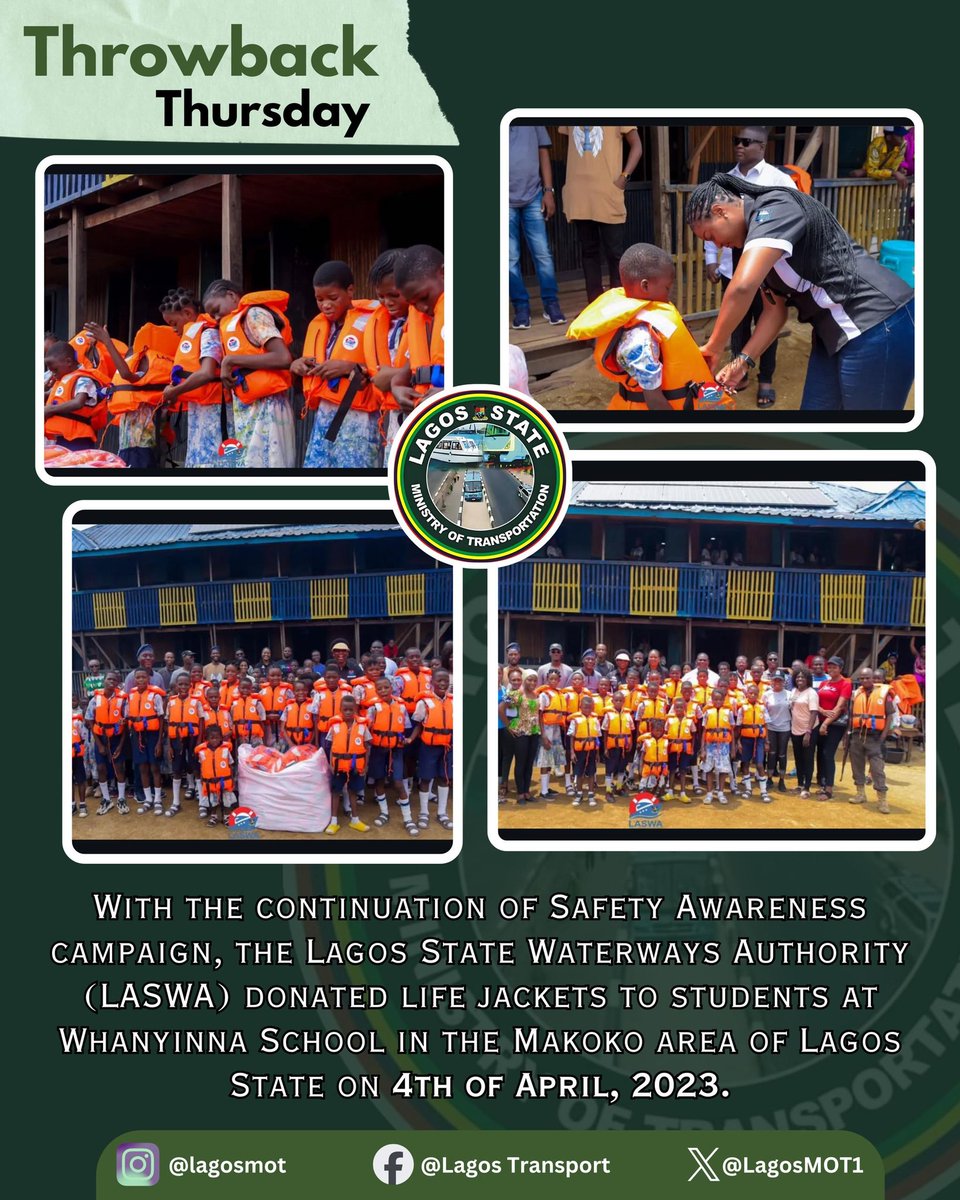 #ThrowbackThursday
#LagosMOT
#Ensuringseamlesscommuting