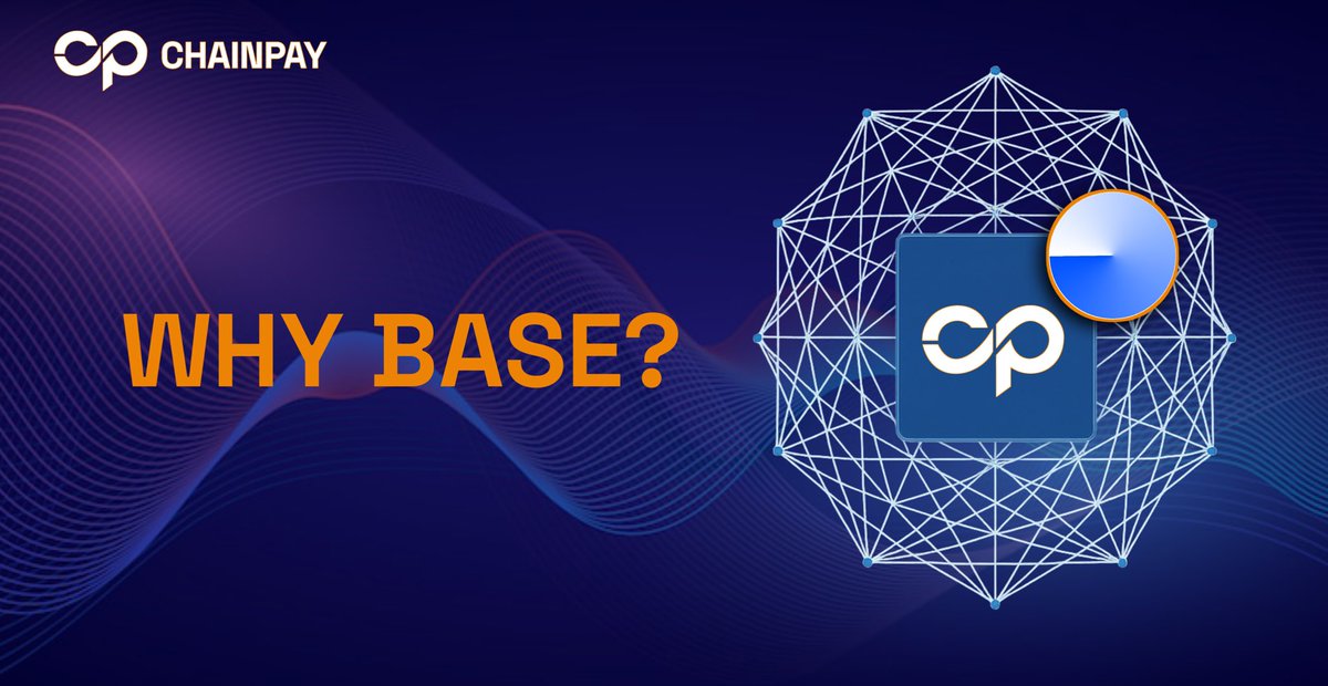 ChainPay_Off's tweet photo. ChainPay is building on @Base #Blockchain

We are leveraging its secure, scalable &amp; user-friendly infrastructure for painless, fast &amp; automated payments. 

Thereby empowering seamless experiences for Web3 workers &amp; businesses. #ChainPay #Web3 #Payments #base https://t.co/4Ywh76JVKT