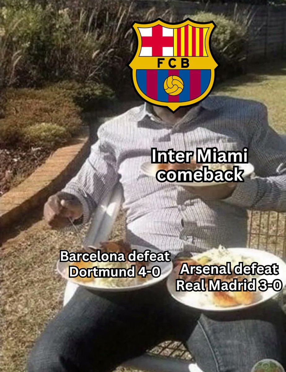 TrollFootball's tweet image. Barca fans are eating good this week
