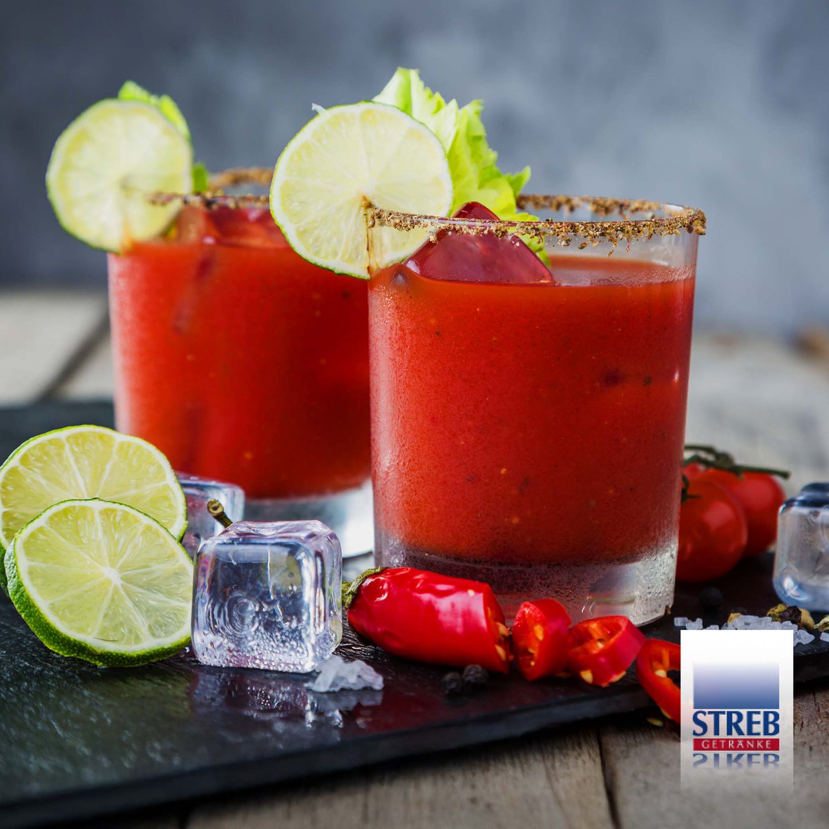Bloody Mary – würzig, klassisch, unwiderstehlich! 🍅

Zutaten:
➡️ 2 cl Wodka
➡️ 6 cl Tomatensaft
➡️ 2 cl Zitronensaft
➡️ 1 Spritzer Tabasco &amp; Worcestersauce
➡️ Pfeffer &amp; Salz nach Geschmack

Ein Drink mit Charakter – probiert es aus!

Streb – Wir leben Getränke.

#Streb