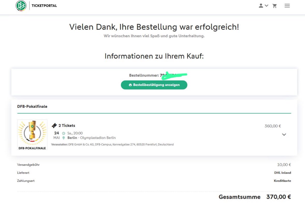 Geil man gestern vfb Mitglied geworden und heute Karten bekommen