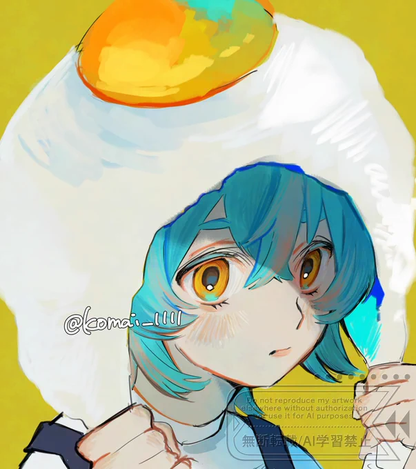 目玉焼き#イラスト#OC 