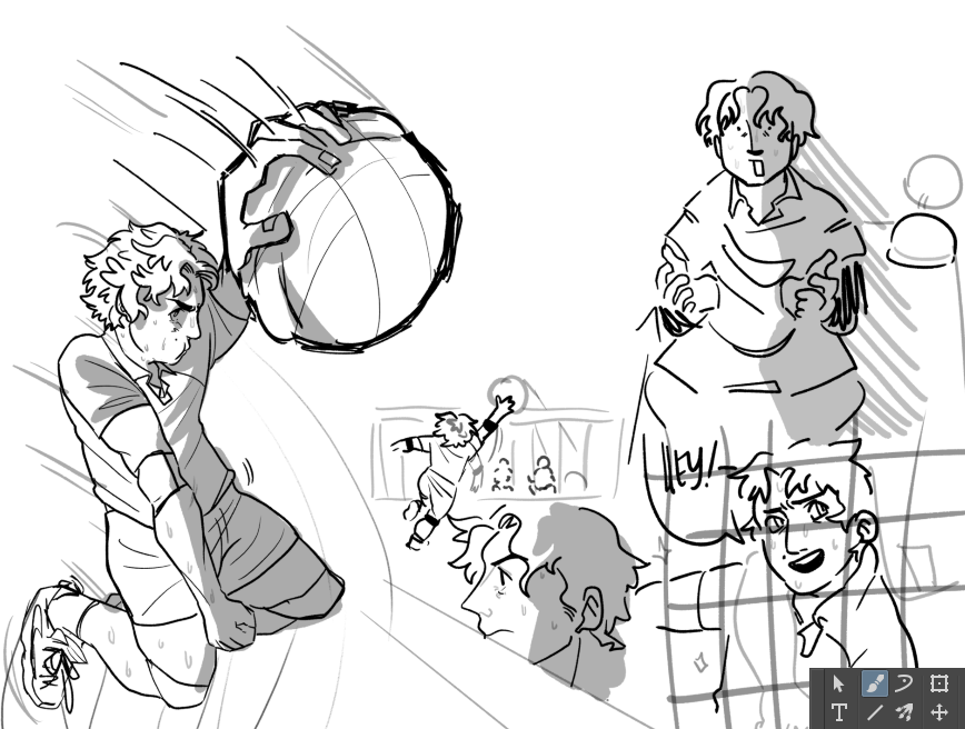 foxhornes's tweet photo. haikyuu pipino au w @Kaiserdotjpg [ #dkshackart , #ocart ] https://t.co/cOAL2KI3OQ