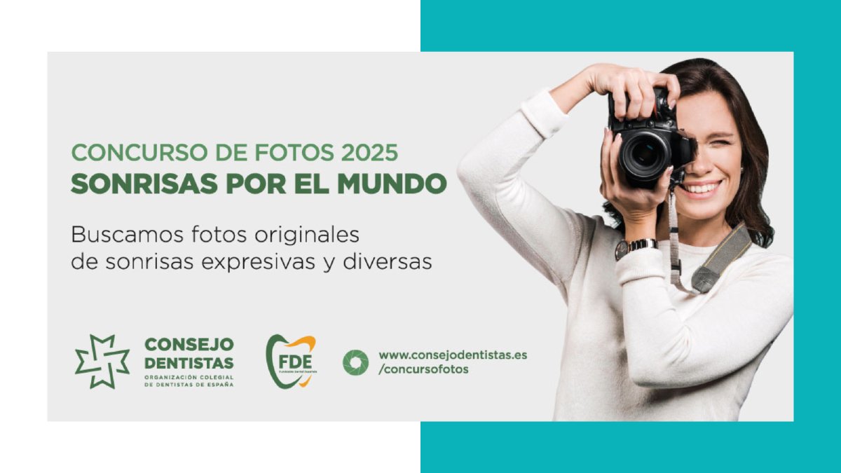 📸✨ ¡Participa en el concurso de fotografía #SonrisasporelMundo ❗ ✨📸

😁 El <a href="/CNSJ_Dentistas/">Consejo General de Dentistas de España</a> y la #FDE te invitan a capturar la diversidad y belleza de las sonrisas alrededor del mundo 🌍

Para más detalles y consultar las bases del concurso 👇
consejodentistas.es/el-consejo-gen…