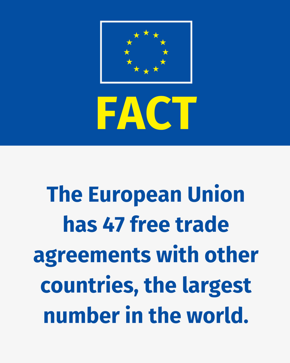 The European Union is a reliable and predictable partner. Also when it comes to trade and tariffs.

Read for more: tinyurl.com/ywavkmec