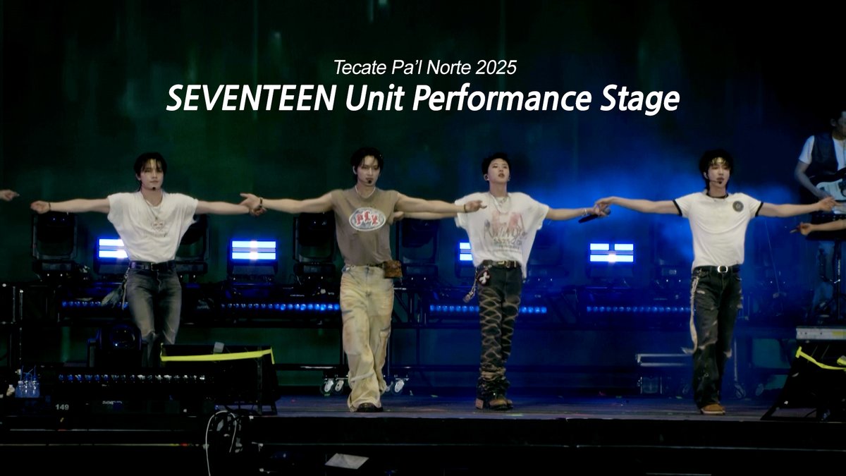 pledis_17's tweet photo. SEVENTEEN (세븐틴) - 동갑내기 (96ers) + Water + Rain + 청춘찬가 (Cheers to youth) @ Tecate Pa'l Norte 2025

▶️ https://t.co/K3JpATXx7c

#SEVENTEEN #세븐틴
#동갑내기 #96ers
#Water 
#Rain
#청춘찬가 #Cheers_to_youth
#TecatePalNorte https://t.co/GlE4giUYTD