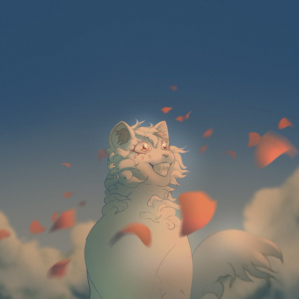 Birthday doodle for <a href="/Louixies/">Louixie</a> !!! Such a huge impact on this gen of warriors artists, absolutely incredible work that you do &lt;3 happy birthday!!! #crowsong #warriorcats