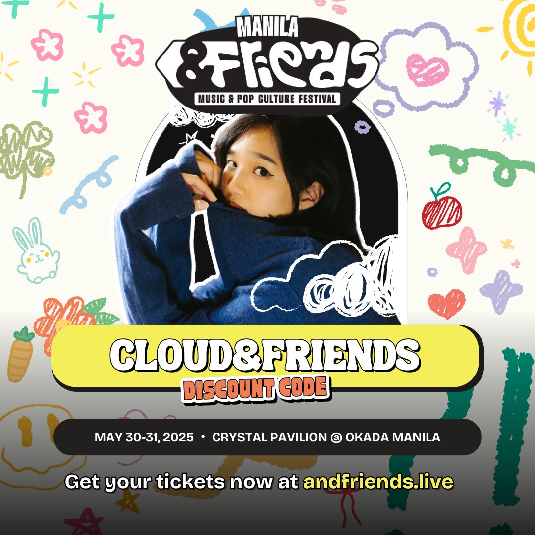 I'M GOING TO AndFriends Festival AND YOU ARE TOO! 

Huge personalities from both pop culture and music are gathering at Okada Manila to hang out!! With the program packed from day until late into the night, I'm so excited to experience what's in store!