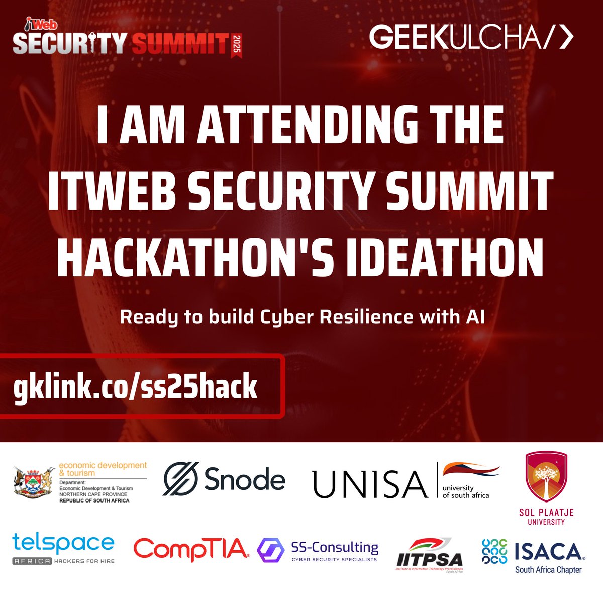 Haaaks Maghodzomela!

All roads lead to UNISA!
#SS25Hack #CyberSecurity