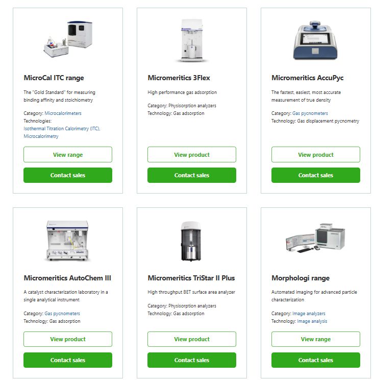 Fantastic to see the range of <a href="/micromeritics/">Micromeritics</a> products integrated onto the <a href="/newsfrom_MP/">Malvern Panalytical</a> eStore, great job by the team. You can see the portfolio of our equipment and process solutions at: malvernpanalytical.com/en/products