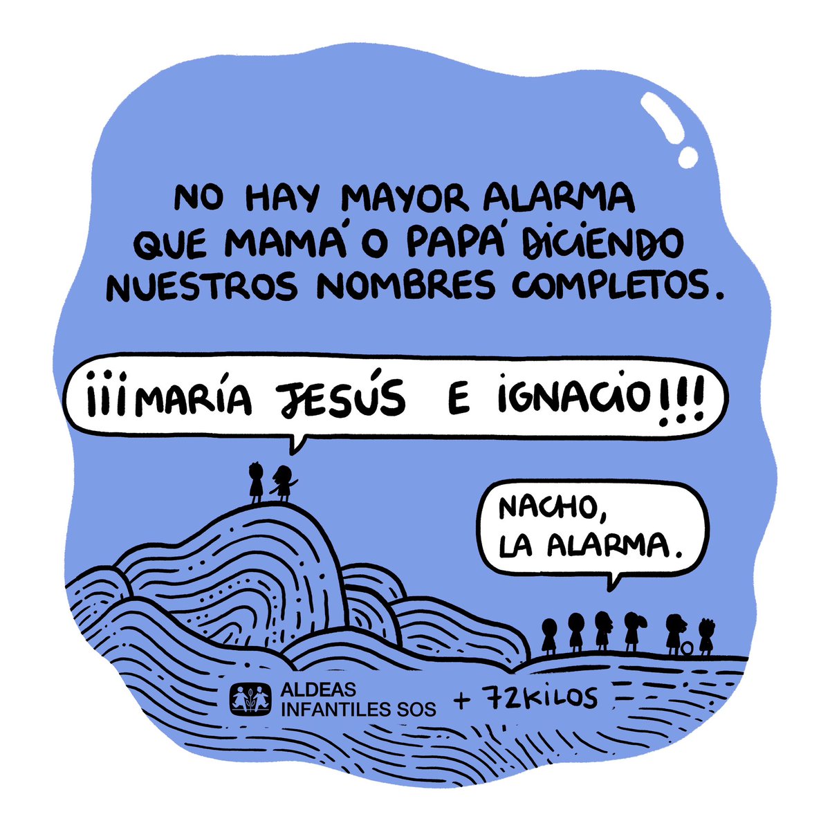 Hoy es el Día de los Hermanos y he dibujado unas leyes no escritas que tenemos con ellos y ellas.