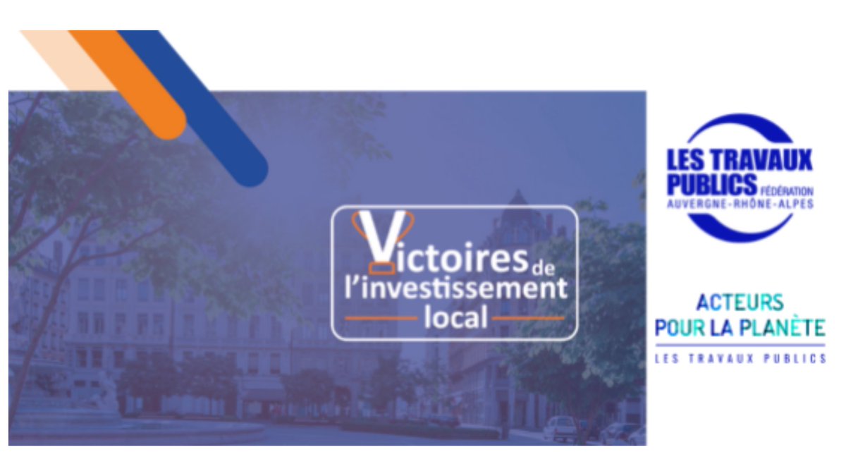 🏆🏆 AVIS aux entreprises / collectivités locales !  Victoires de l’Investissement Local 2025 : il ne vous reste plus qu’un mois pour candidater ! 
👉 bit.ly/4jsdlNL

#VIL ➡️  Il s’agit de valoriser ensemble vos réalisations !
Cette année encore, la <a href="/FRTP_AuRA/">FRTP Auvergne-Rhône-Alpes</a> souhaite