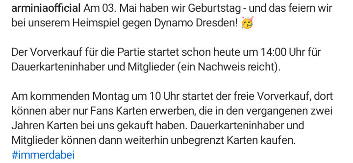 Das ist übrigens heute auch noch ne Sache.