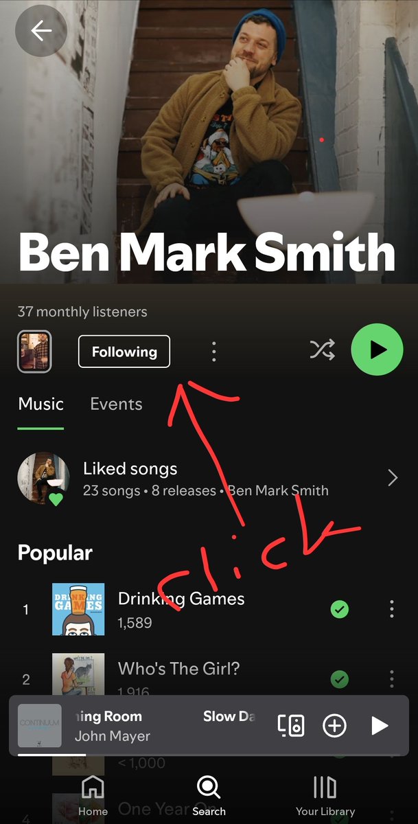 I have some targets I'd like to hit in regards to my socials and streaming sites this year ... want to grow my audience a bit before I eventually put new music out

I thought I'd start with Spot8fy 

Go on my profile and press follow ... please

open.spotify.com/artist/6MAra1a…