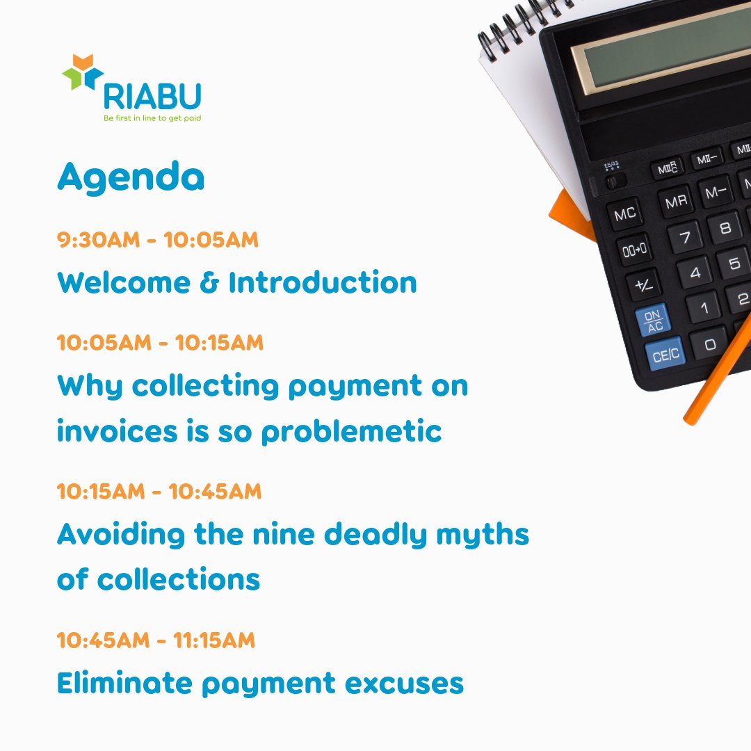 RiabuLLP's tweet photo. Late payments slowing down your business?​

Only 7 DAYS LEFT until the RIABU workshop! ​

Walk away with proven strategies to improve cash flow and protect your business.​

🎟️ Secure your seat before it’s too late: https://t.co/xSog9ibbHG ​

#LatePayments #FinanceTips #Workshops https://t.co/1UCiqfRBLH