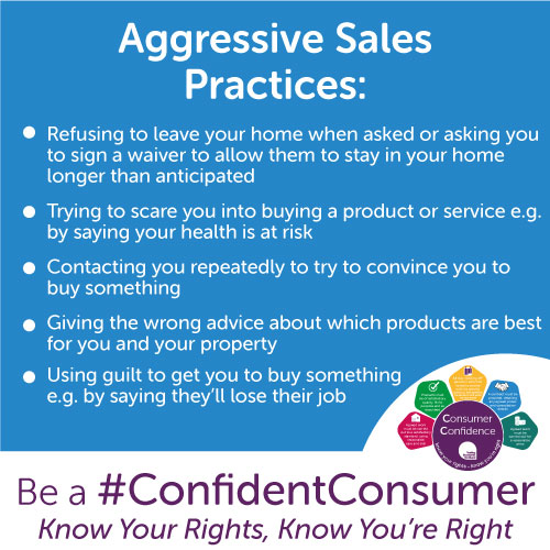 Each edition of the #ScamShare bulletin throughout April will include information about a different subject related to consumer rights for our #ConfidentConsumer campaign

This week the focus is on aggressive sales practices ➡️ mailchi.mp/ebc92baa84d6/t…