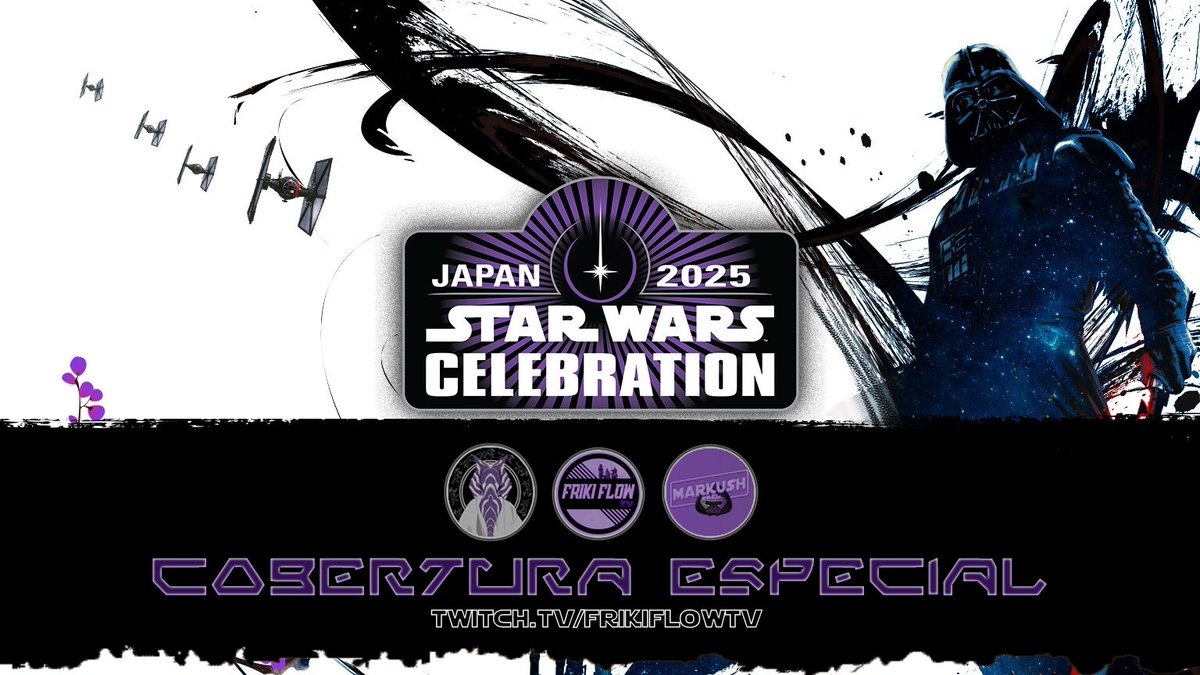 ❗️❗️ESPECIAL STAR WARS CELEBRATION❗️❗️

Durante el fin de semana del 18 al 20 de Abril estaremos cubriendo en una transmisión especial las novedades de esta edición 2025 EN DIRECTO a la par que acontece en Japón. Pronto, más información al respecto. 

<a href="/flow_friki/">FrikiFlowTv</a> <a href="/MundosDeAhsoka/">🧡🤍 Axel Tano 🤍🧡</a>