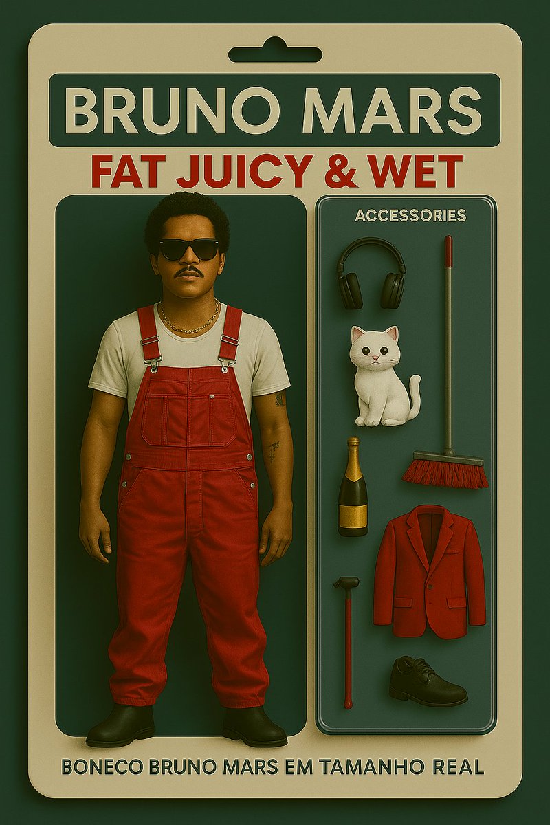 brmarsianamars's tweet photo. O @BrunoMars faxineiro de "Fat Juicy & Wet" se fosse um boneco em tamanho real! 🔥😍
#brunomars #hooligan #hooligans #amordefã #fatjuicyandwet #FJW #heybruno #viral https://t.co/aPhBRqxAtV