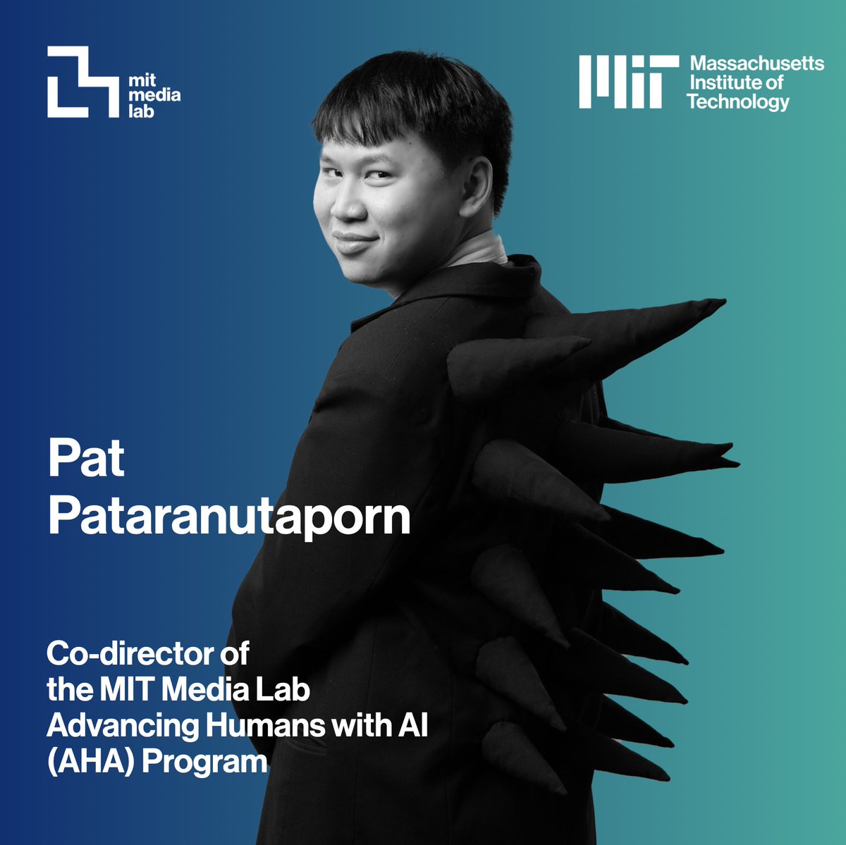 Pat Pataranutaporn (@patpat_mit) on Twitter photo Today, I am beyond excited to launch the new MIT Media Lab research program 'AHA': Advancing Humans with AI <a href="/aha_medialab/">AHA at MIT Media Lab</a>.Join us for the AHA Symposium 2025 starting today at 8:30 am. The event will be live-streamed on media.mit.edu/events/aha-sym… <a href="/mit/">Massachusetts Institute of Technology (MIT)</a> @mitmedialab #AHAMediaLab Today, I am beyond excited to launch the new MIT Media Lab research program 'AHA': Advancing Humans with AI <a href="/aha_medialab/">AHA at MIT Media Lab</a>.Join us for the AHA Symposium 2025 starting today at 8:30 am. The event will be live-streamed on media.mit.edu/events/aha-sym… <a href="/mit/">Massachusetts Institute of Technology (MIT)</a> @mitmedialab #AHAMediaLab