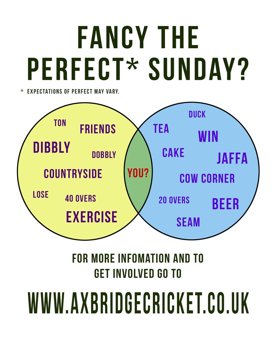 Do you like beer? Do you like spending your time outside on a Summer day? 

Head over to our website axbridgecricket.co.uk and look at what we have to offer!

#Cricket #CricketTwitter #CricketFever