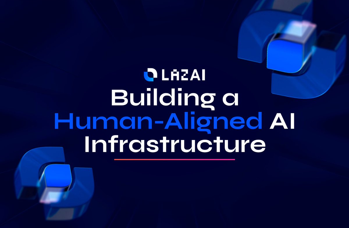 LazAI: The Future of Human-Aligned AI Article is live. 🔥

Read how we’re aligning AI with human values:
👉 lazai.network/blogs/LazAI-in…

AI is shaping our world, but it’s built on a broken foundation - centralized control, black-box decisions, and unfair value distribution.

LazAI is