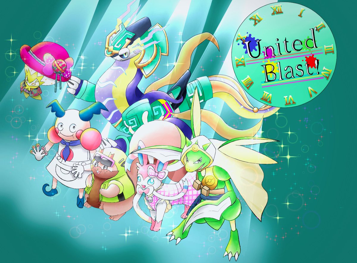 CoA_Unite's tweet photo. @No149MaHi_unite 様よりチームイラストを頂きました！
メンバーのキャラの好みがよく出たイラストとなっています！
ありがとうございました！ https://t.co/c1V0AlpKzE