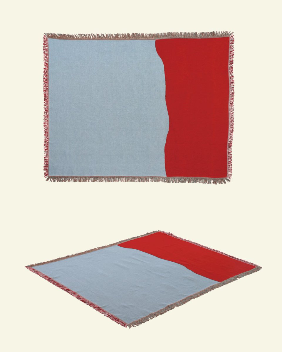 MIYOSHI RUG ミヨシラグ ブランケット 新品未使用品 MIYOSHI RUGの定番デザイン、PALETTEをジャガード織りでブランケットに