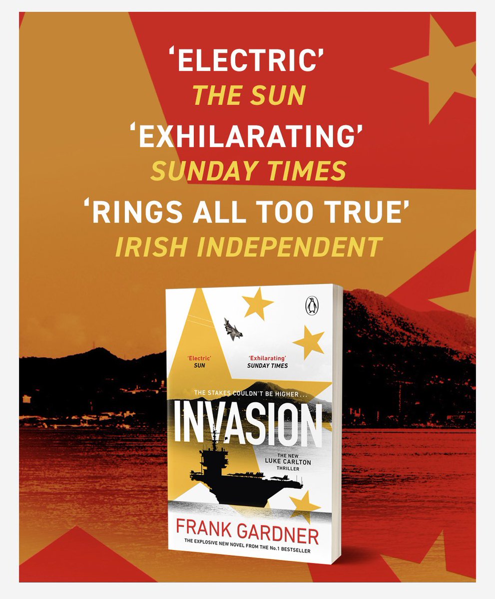 Out in paperback today: my latest spy novel ‘Invasion’