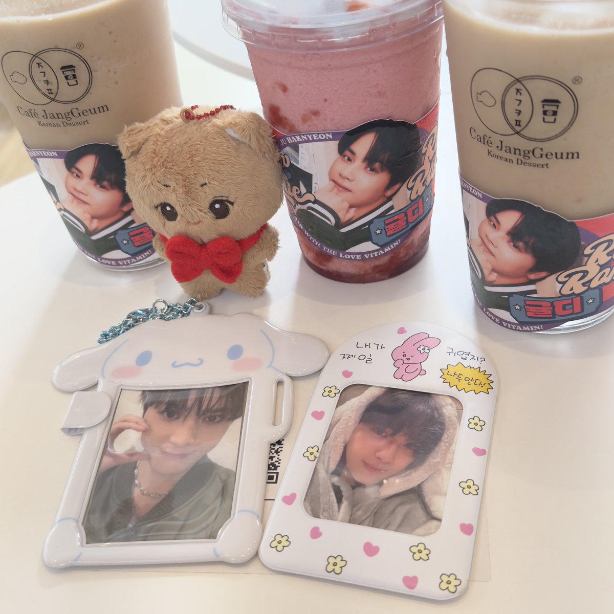 quick cafe janggeum trip for haknyeon’s  cupsleeve 💜🥰  #9903FM