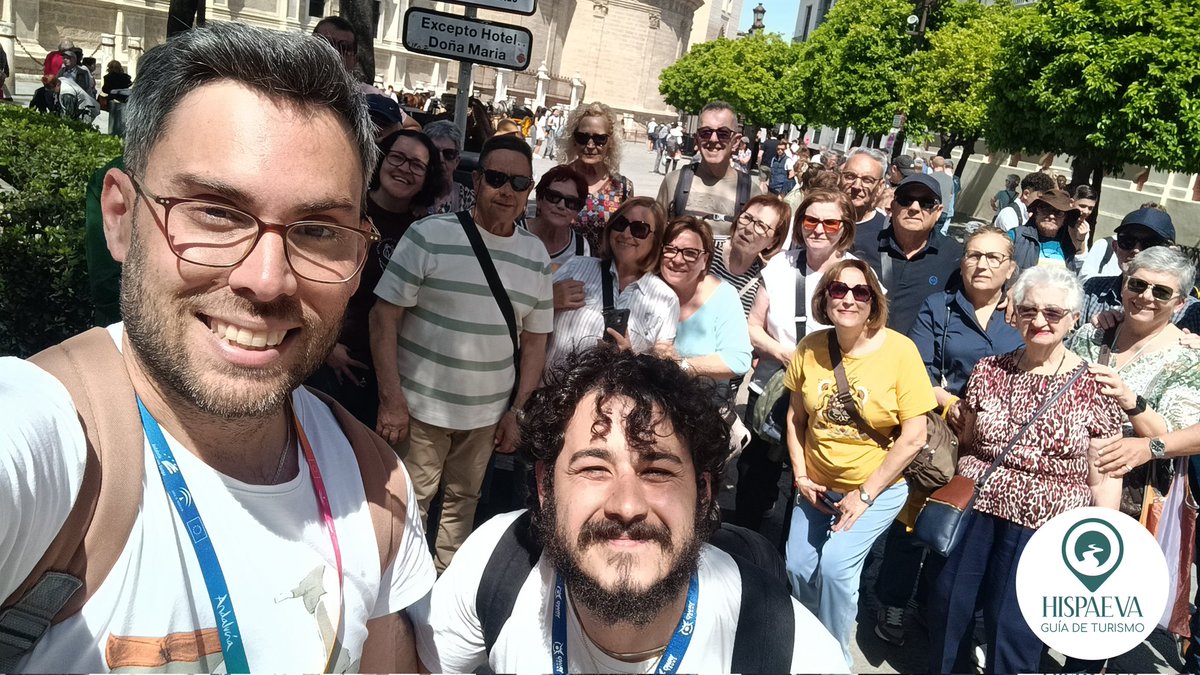 hispaeva's tweet photo. 𝐓𝐨𝐮𝐫 𝐩𝐫𝐢𝐯𝐚𝐝𝐨 𝐩𝐨𝐫 𝐒𝐞𝐯𝐢𝐥𝐥𝐚
Panorámico monumental con un grupo venido de diferentes puntos de España el pasado 8 de abril.
#Hispaeva #freetour #Sevilla #Hispalis #guide #tourism #Andalucia #tour #monumental https://t.co/DRNO36T3sz