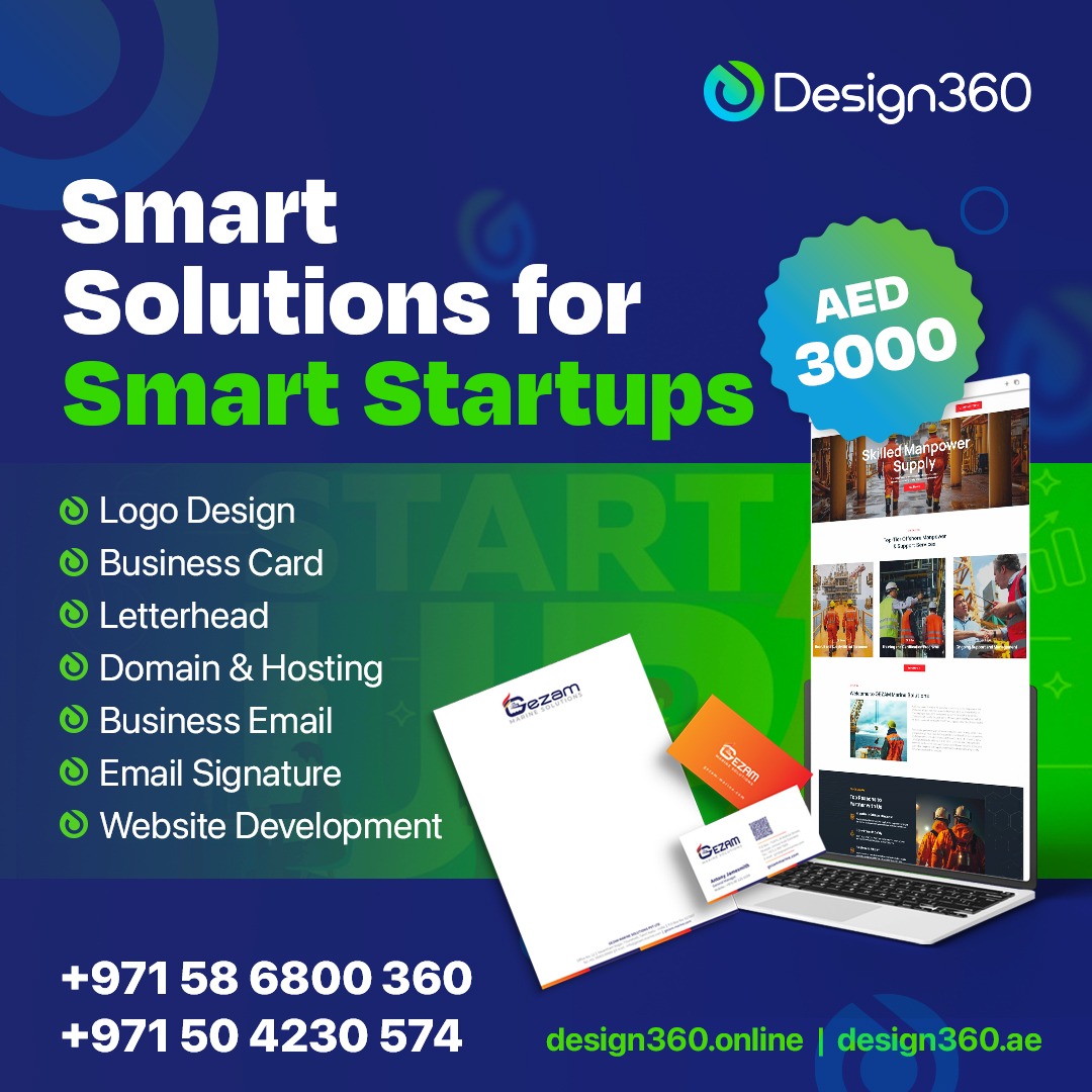 design360uae's tweet photo. 🚀 Launch Your Startup with Confidence!

📲 Message us on WhatsApp to get started!  https://t.co/bPnZJT8BBd

#Design360uae #designagency #branding #logodesign #websitedesign #webdevelopment #startupsuae #StartupsInUAE #startuppackage #affordablepackage #uaebusinesss https://t.co/q8zN7z2Ldb